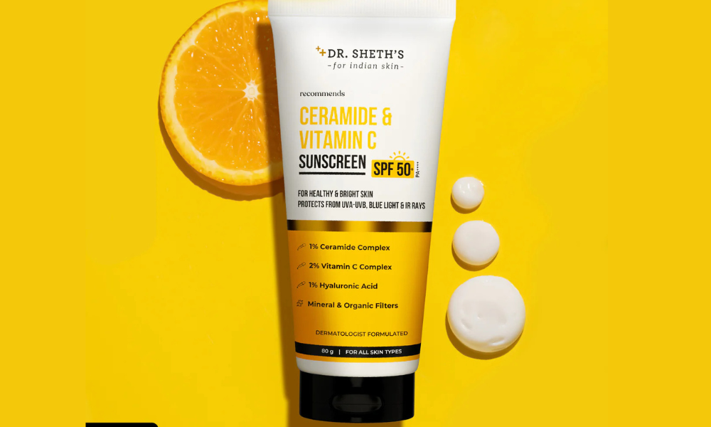 Dr. Sheth’s Ceramide & Vitamin C Sunscreen
