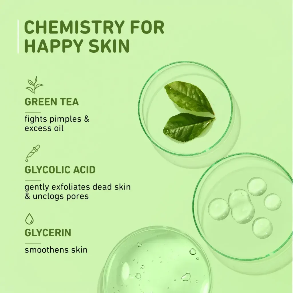 Ingredients of Plum Green Tea Toner
