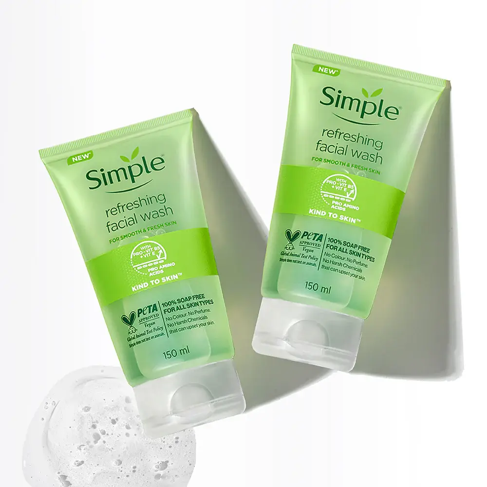 Simple Kind to Skin Refreshing Facial Wash 